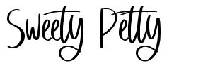 Sweety Petty шрифт