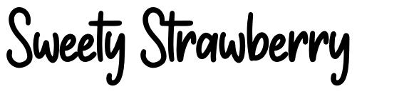 Sweety Strawberry font