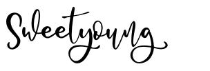 Sweetyoung font