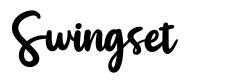 Swingset шрифт