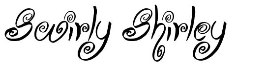 Swirly Shirley шрифт