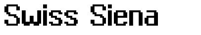 Swiss Siena 字形
