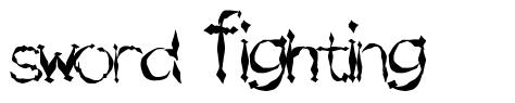 Sword Fighting font