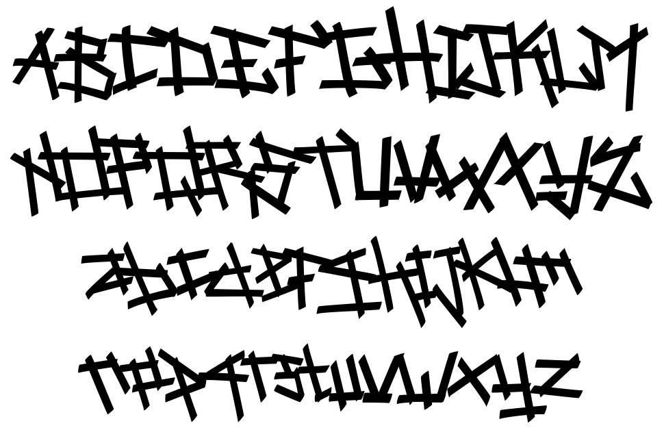 Sword Shit font specimens