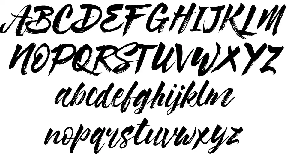 Syabab Brush Script Police par Jroh Creative FontRiver