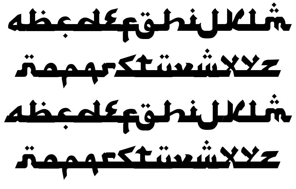 Syawal Khidmat 字形 标本