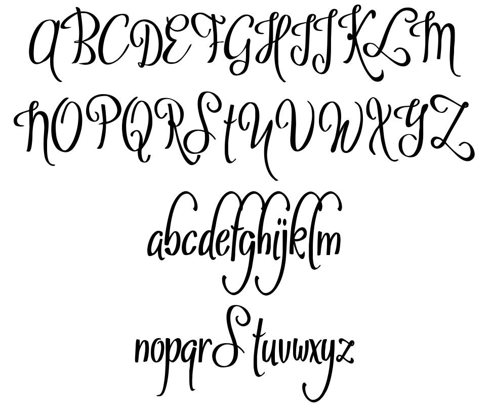 Sybelia font specimens