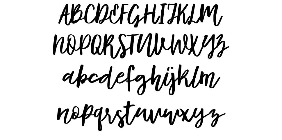 Syberic font Örnekler