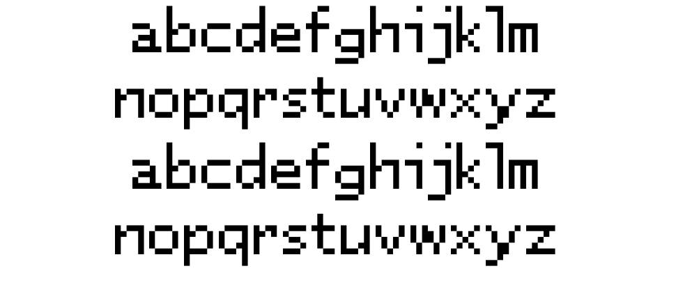 Sylladex Fanon font Örnekler