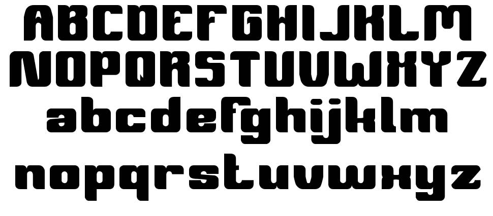 Symbolism font specimens