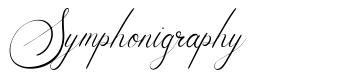 Symphonigraphy шрифт