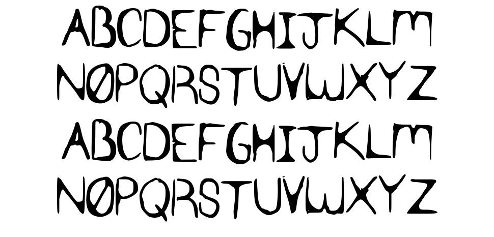 Syn Hax font specimens