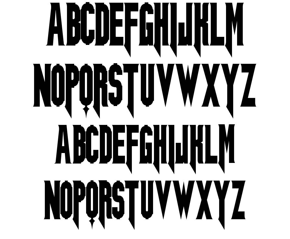 Synced font Örnekler