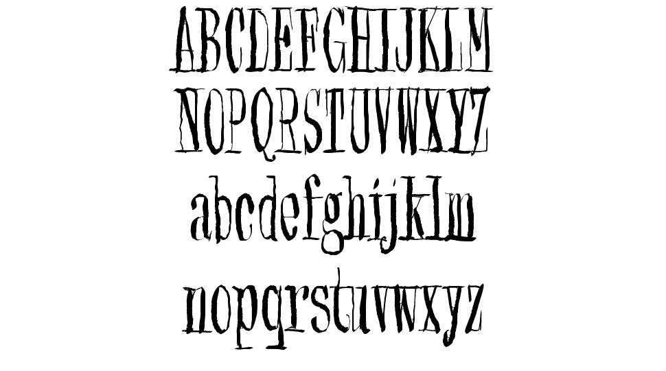 Synonym Blank font specimens