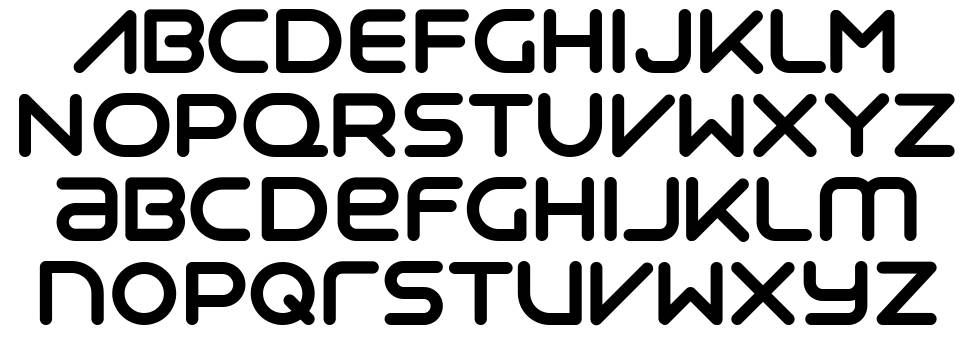 Syntha font specimens
