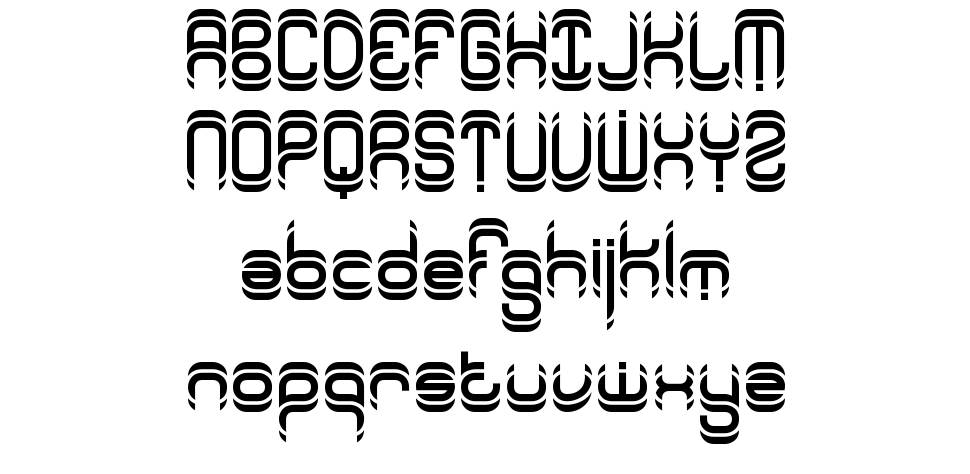 Synthetic BRK font specimens