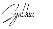 Synthia czcionka