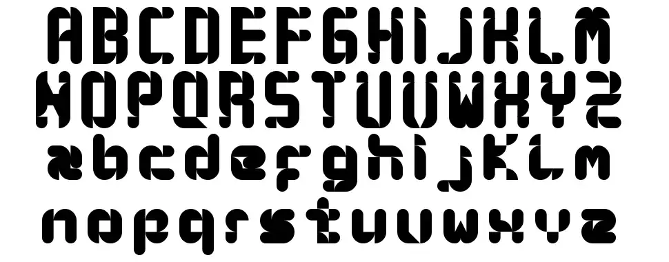 Syny!font specimens