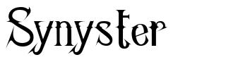 Synyster font