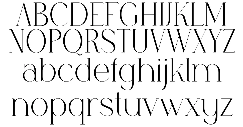 Tacoma font Örnekler