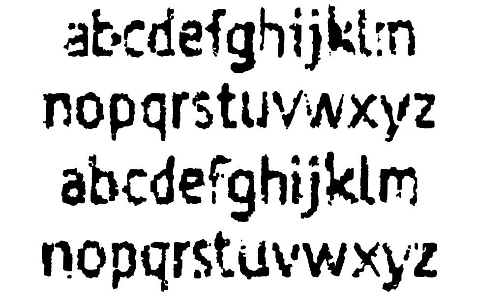 Taigatrust フォント 標本