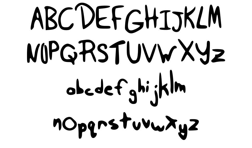 Taira K.'s Messynezz font specimens