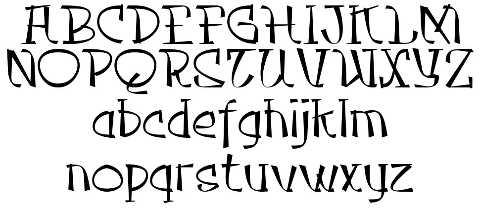 Takashimurafont specimens