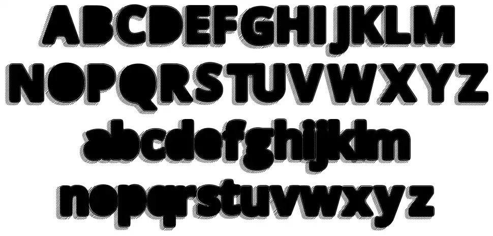 Taken Blackfont specimens