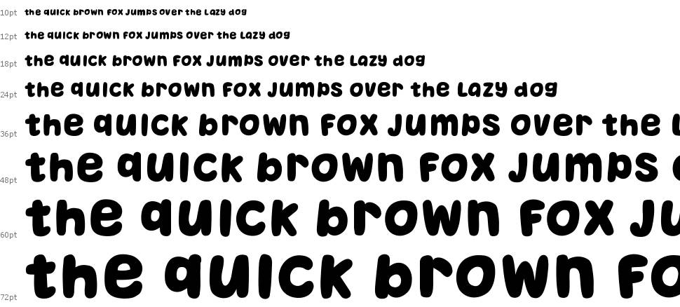 Takeover font Waterfall