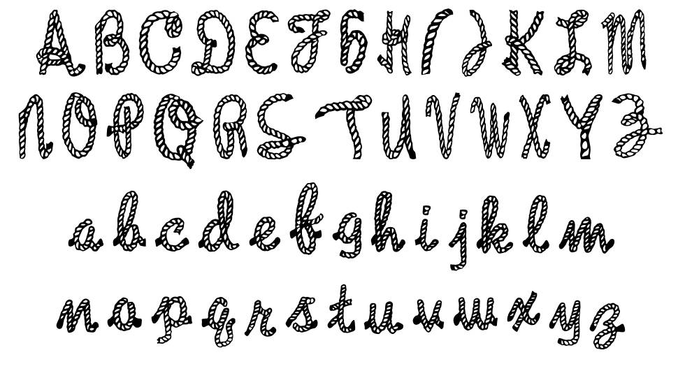 Talidi font specimens
