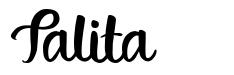 Talita шрифт