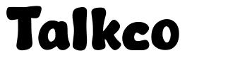 Talkco шрифт