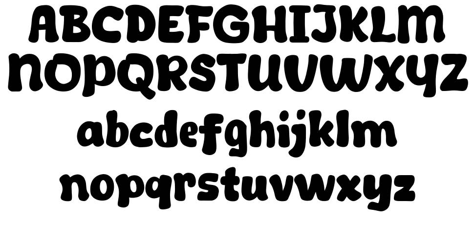 Talkco font specimens