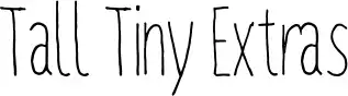 Tall Tiny Extras