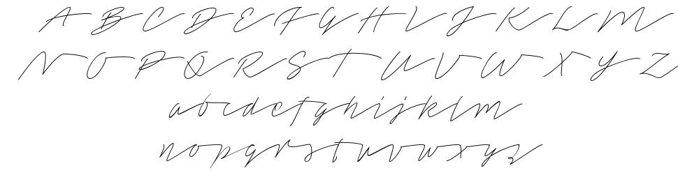 Tamoro Script font specimens