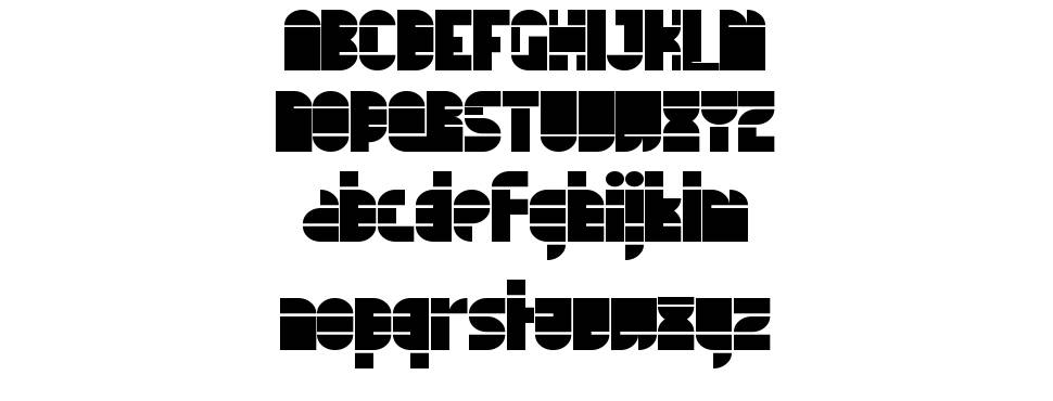 Tapedeck font specimens