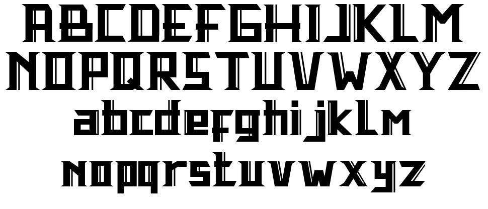 Taraka font specimens