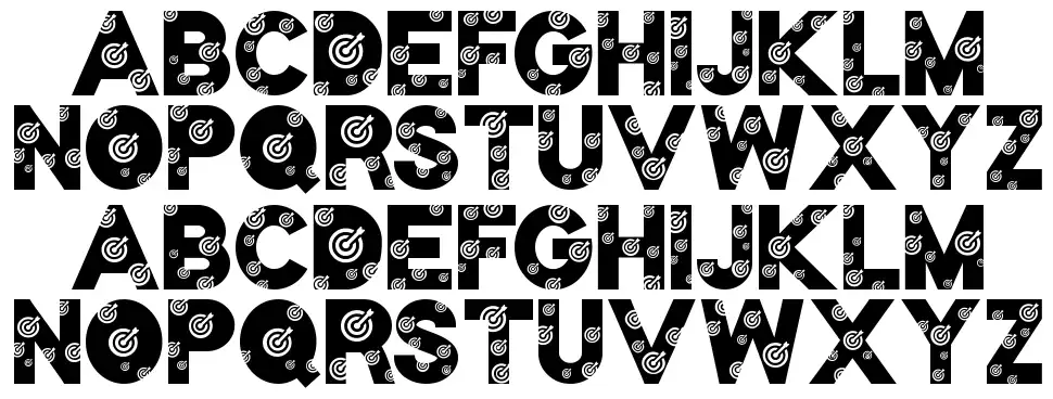Targetfont specimens