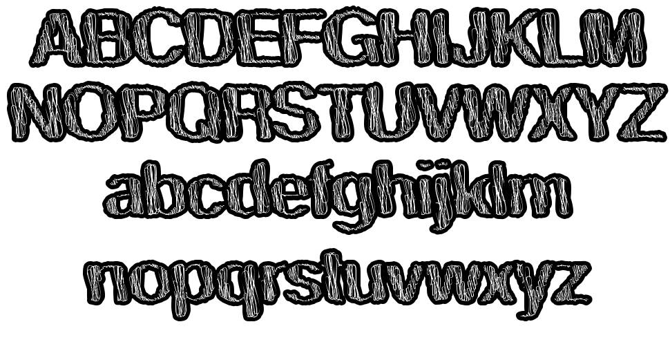 TastySwirl font specimens