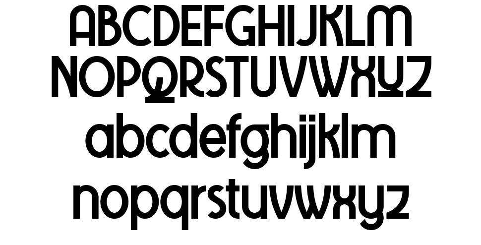 Tawakkal Sans 字形 标本