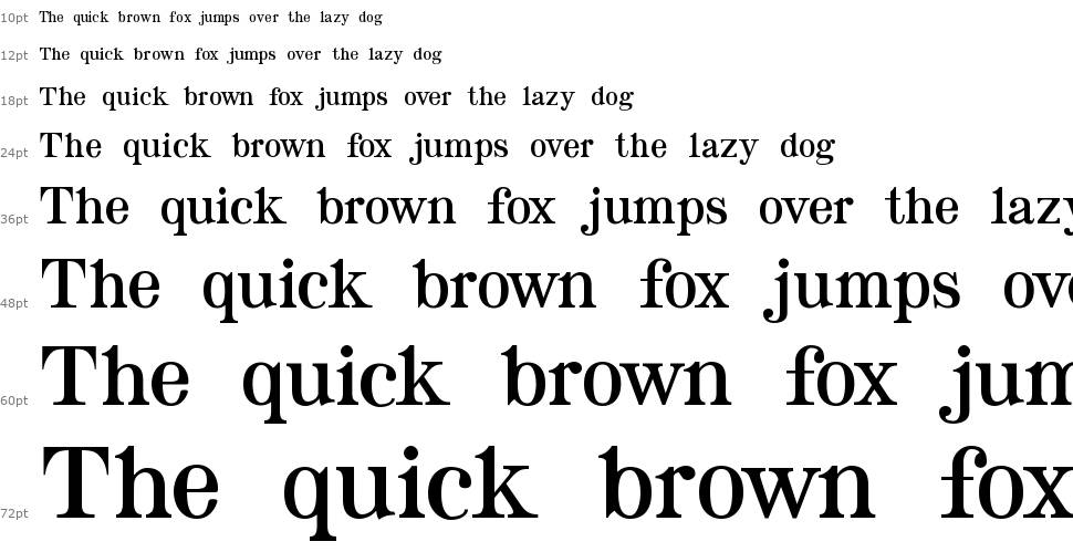 Taylor Serif font Waterfall