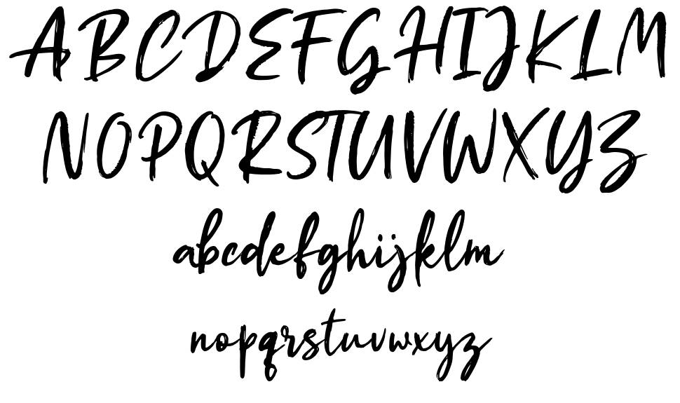 Tazkia font specimens