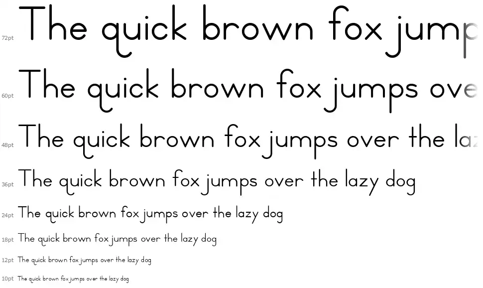 TC KidsType Waterfall TC KidsTypefont waterfall