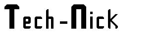 Tech-Nick font