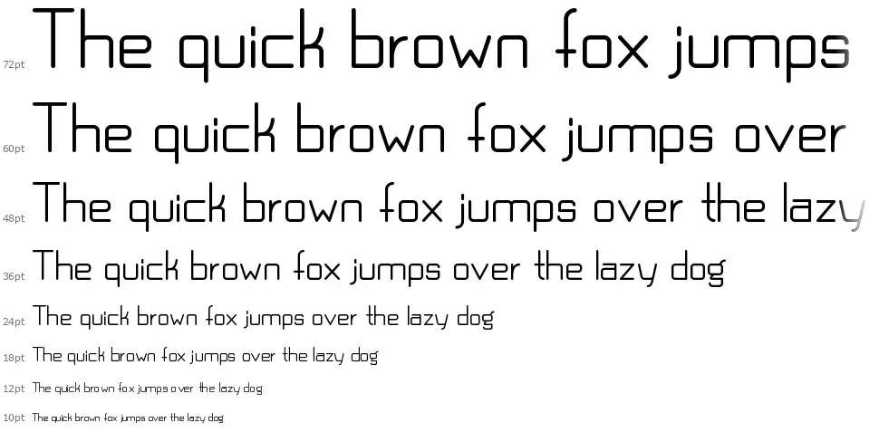 Techno LCDfont waterfall