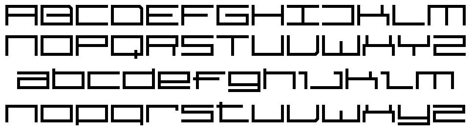 Techno 'Til Dawn font specimens
