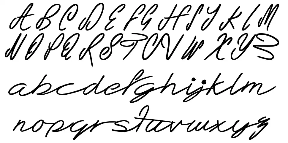 Teddy Bear font specimens