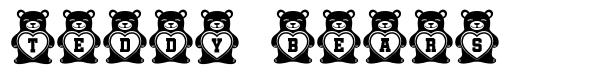 Teddy Bears 字形
