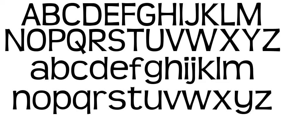 Teenfont specimens
