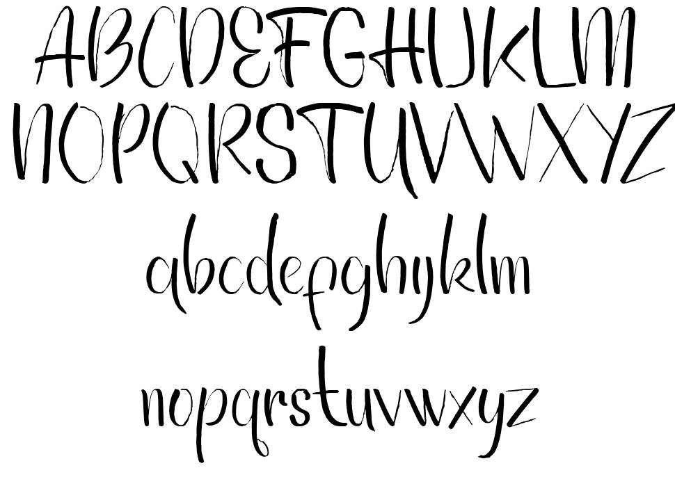 Tekepok font Örnekler